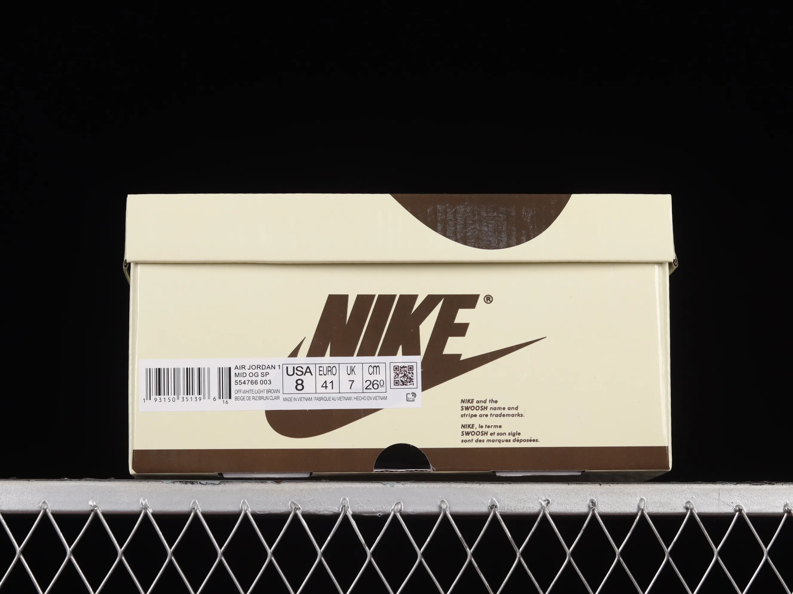 All categories Air Jordan Jordan series basketball shoes Air Jordan 1 Mid Air Jordan 1 Mid OG SP AJ1 Joe 1 customized model Zhongbang basketball shoes 554766-003